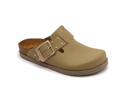 damske korkove pantofle LEON 7002 bezova preview