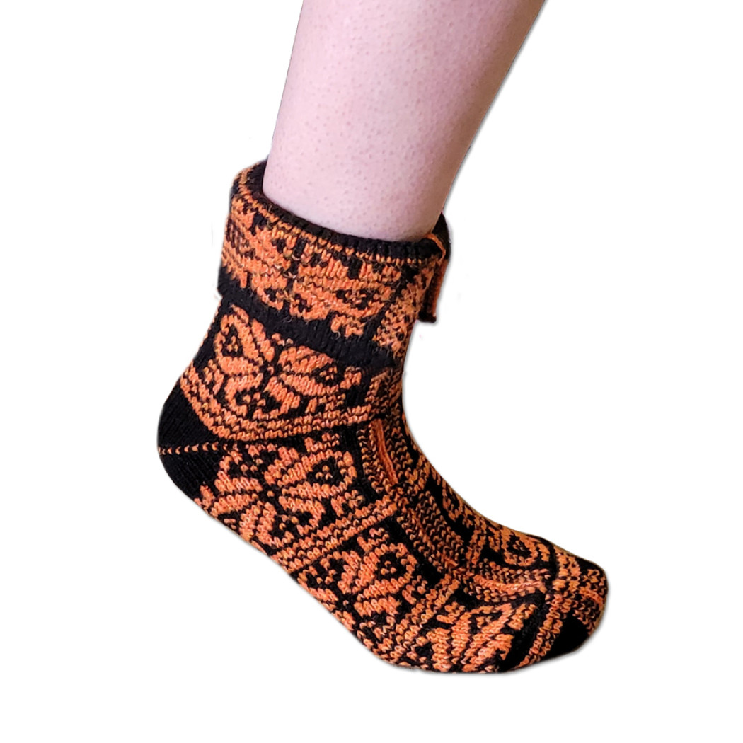 Ovčí věci Merino ponožky Peruánky extra teplé a pohodlné Barva: Vzor E, Velikost: 35-38