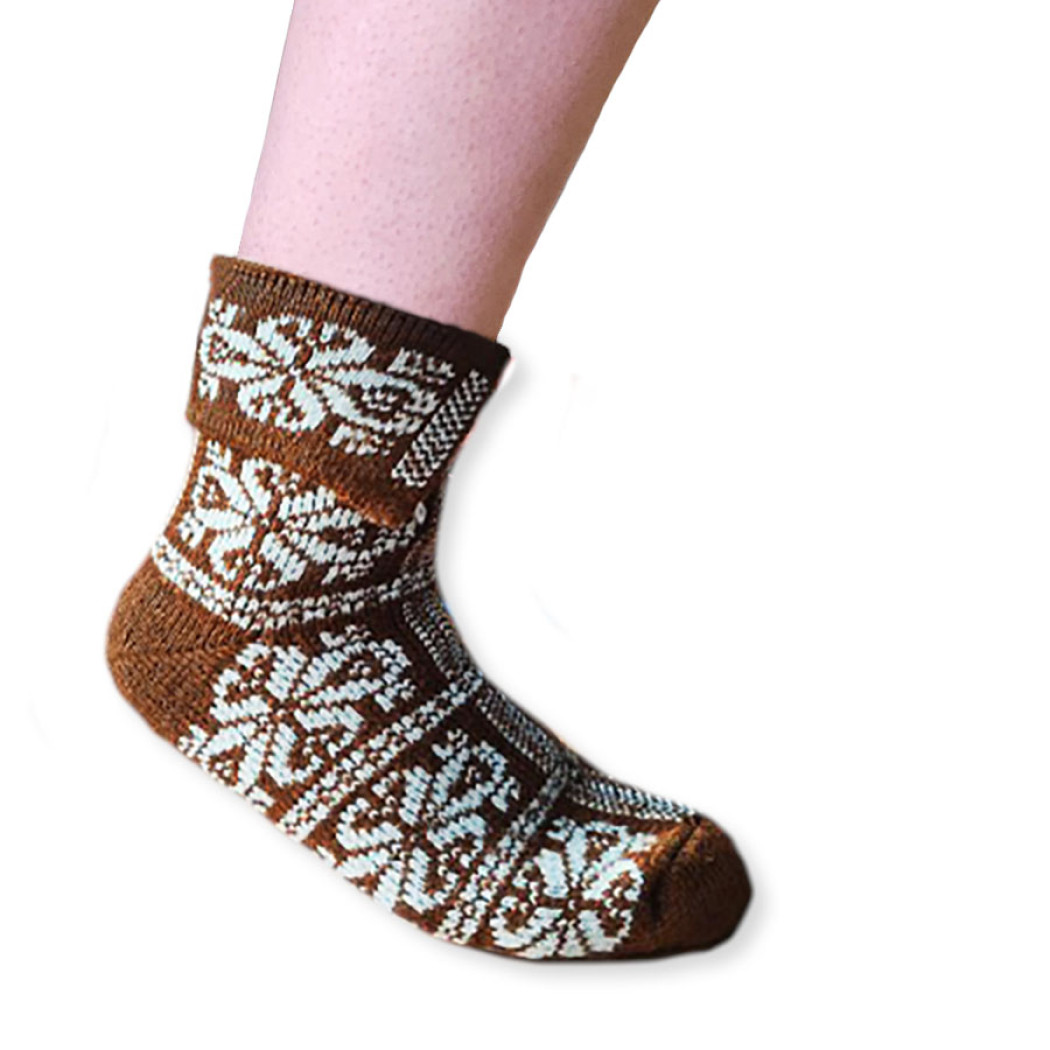 Ovčí věci Merino ponožky Peruánky extra teplé a pohodlné Barva: Vzor A, Velikost: 35-38