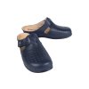damska kozena obuv BZ241 tmave modra z04