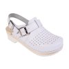 unisex drevaky buxa FPU26 bila perforovana z03