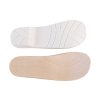 unisex drevaky buxa FPU25 bila s modrym paskem z08