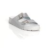 damske kozene pantofle ZAMIRA SILVER z03