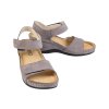 Dámské kožené sandály BZ315 - Šedá SLEVA! vel. 38