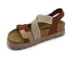 damske korkove sandaly LEON 6301 hneda z02