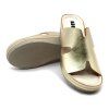 leon 1111 damske kozene pantofle - zlate