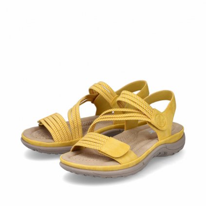 damske sandale rieker v8873 68 zlta b df994b68e8faebd1