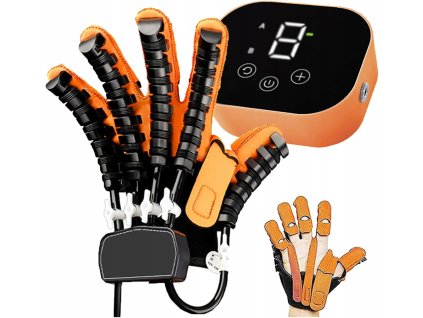 RUKAVICE REHABILITACE RUKOU XXL ZRCADLOVA terapie po mrtvici hemiplegie