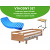 VÝHODNÝ SET: Polohovací postel VÖLKER | Zdravotní matrace | Polohovací stolek