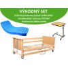 VÝHODNÝ SET: Polohovací postel CAMA BASIC | Zdravotní matrace | Polohovací stolek
