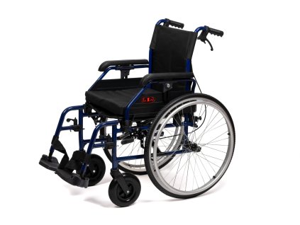 Hliníkový mechanický invalidný vozík - šírka 49 cm, nosnosť 130 kg - zdravpom.sk
