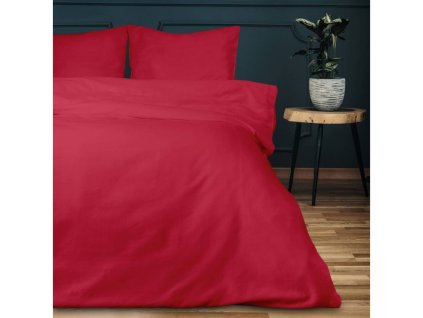 bavlnený saten red