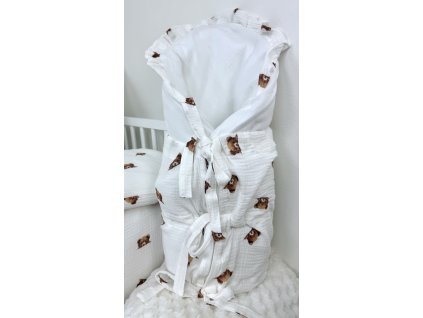 obliečka na zavinovacku mušelín skrytý macko