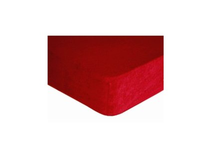 Posteľná plachta Jersey 60x120 cm- Červená