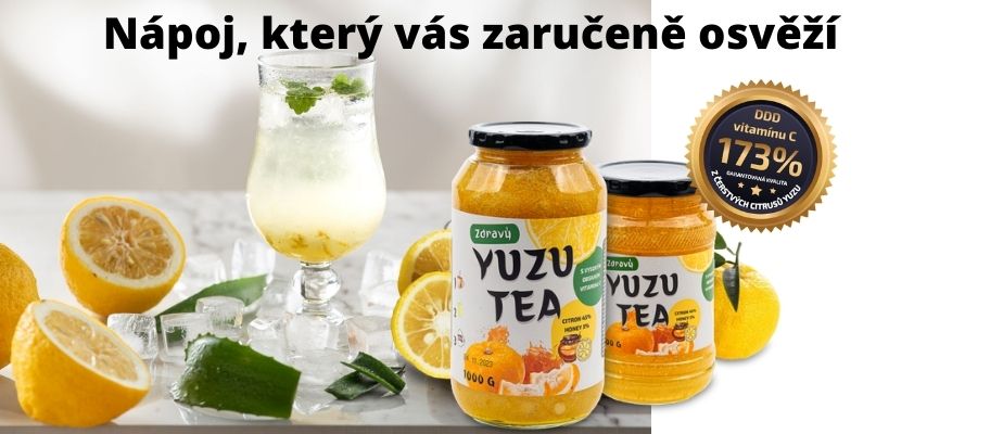 Osvěžující nápoj YUZU tea