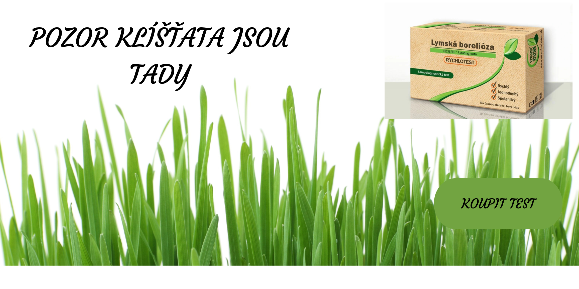 Klíšťata jsou tady