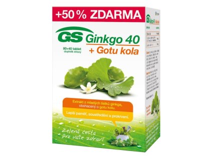 gs ginko gotu kola 80 plus 40tbl min