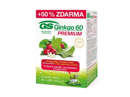GS Ginkgo 60 PREMIUM 60 30 tablet min