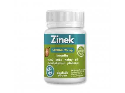 zdravykos zinek 25 mg 100 tablet