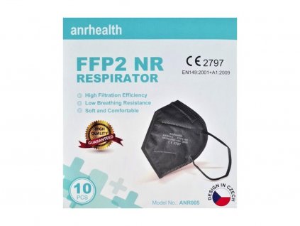1359 1 respirator ffp2 anrhealth nr black 10ks dan prominuta