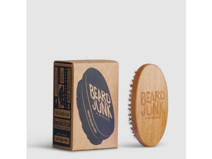 6574 2 beard junk beard boar bristle brush kartac na vousy