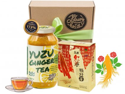 Dárková krabička YUZU s korejským čajem (1)