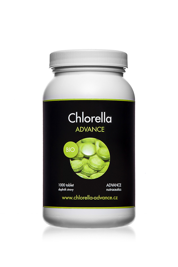 ADVANCE Nutraceutics Chlorella ADVANCE - BIO kvalita, 1000tbl.