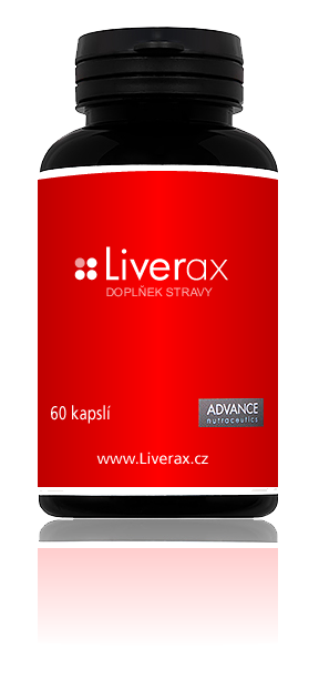 ADVANCE Nutraceutics Liverax - podpořte zdraví svých jater, 60 kapslí