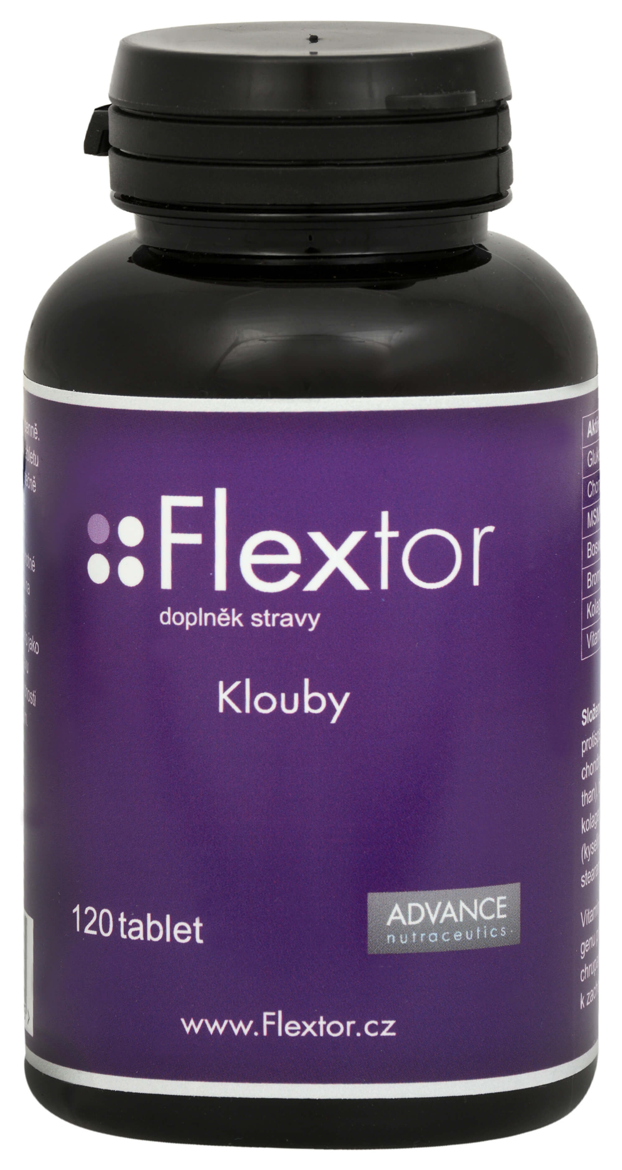 ADVANCE Nutraceutics Flextor - prémiový kloubní přípravek, 120tbl.