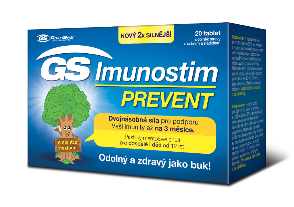 Green Swan Pharmaceuticals GS Imunostim Prevent 20 tbl.