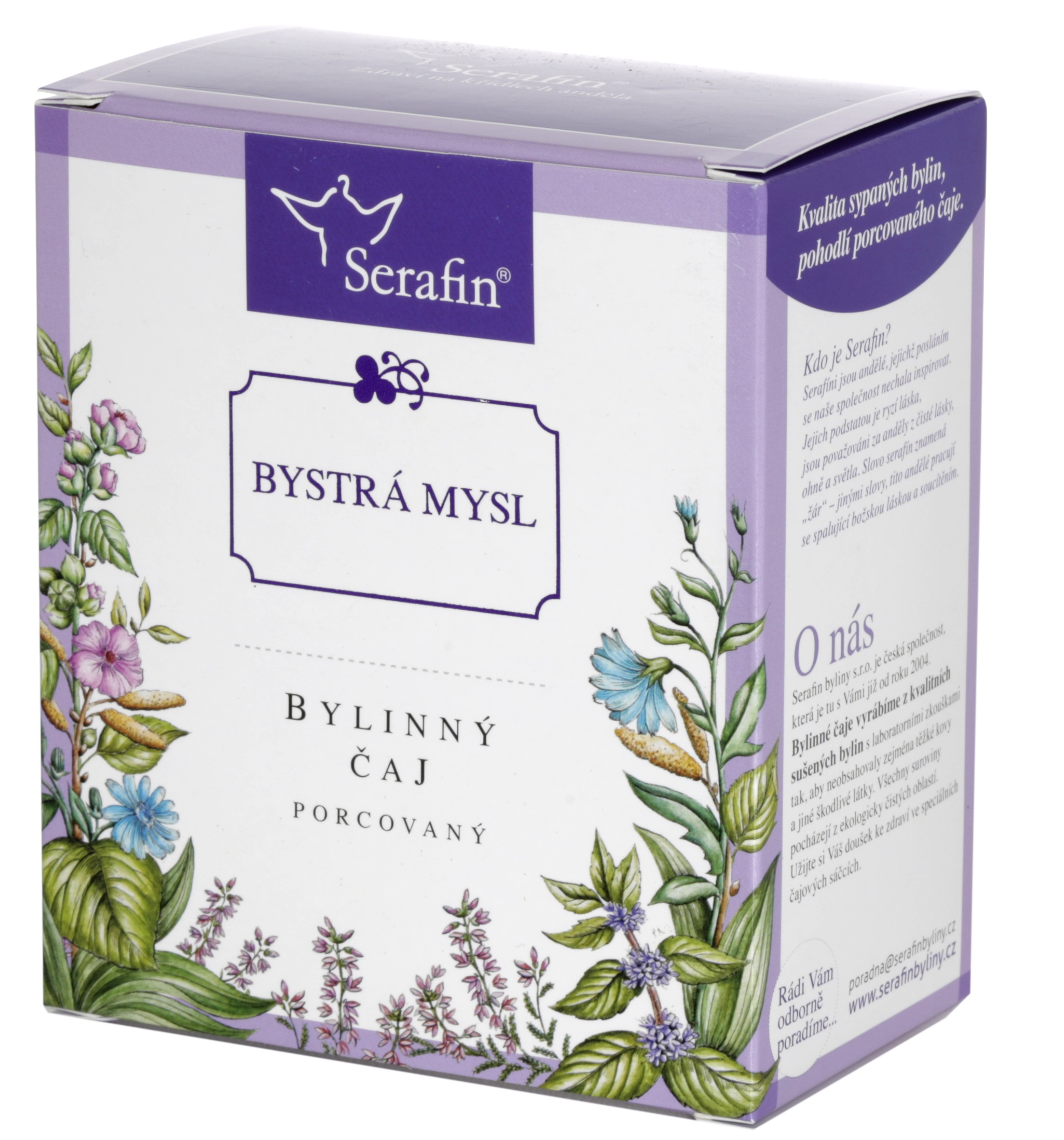 Levně Serafin byliny Bystrá mysl - bylinný čaj porcovaný 37,5g