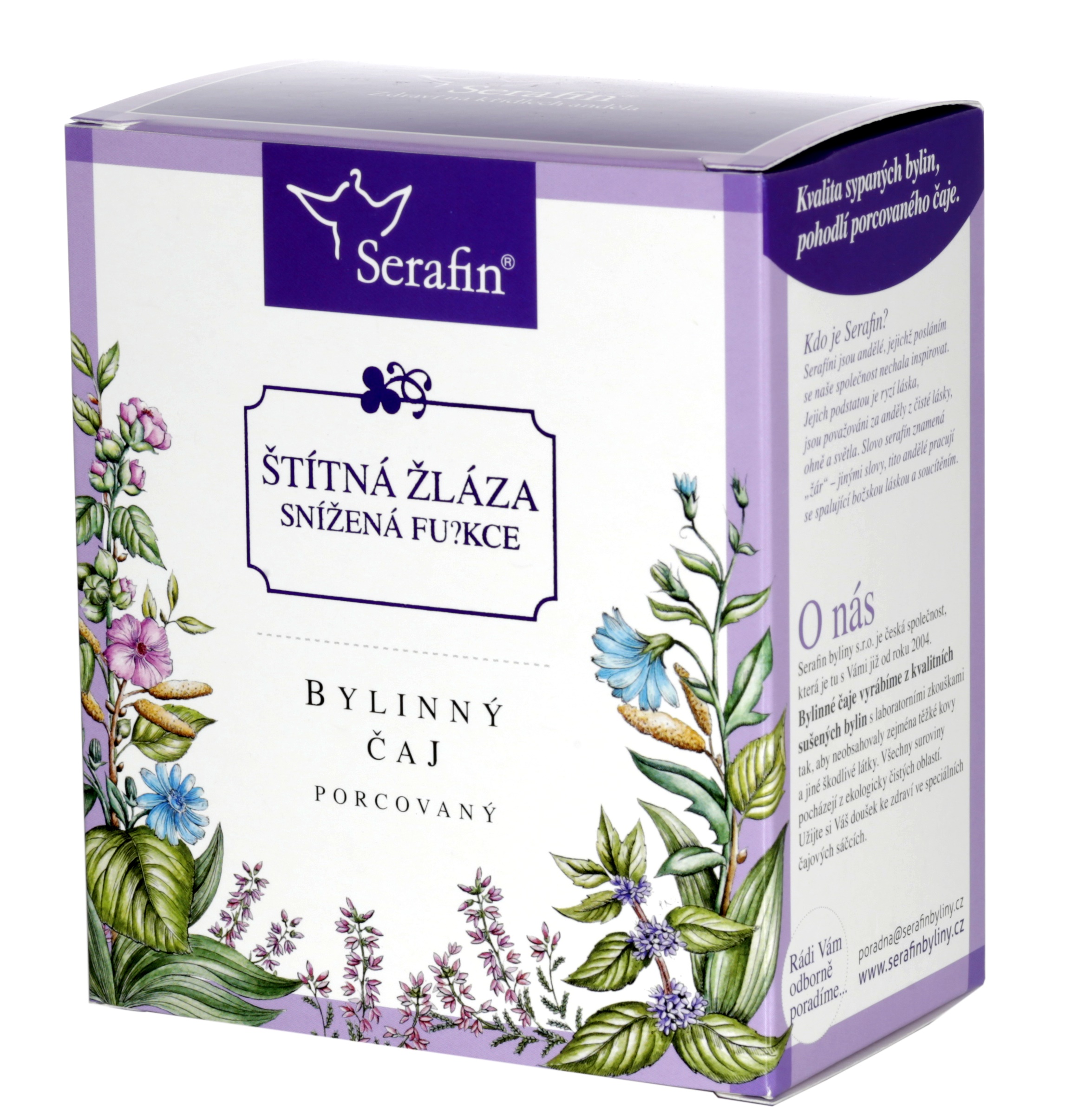 Levně Serafin byliny Štítná žláza snížená - bylinný čaj porcovaný 37,5g
