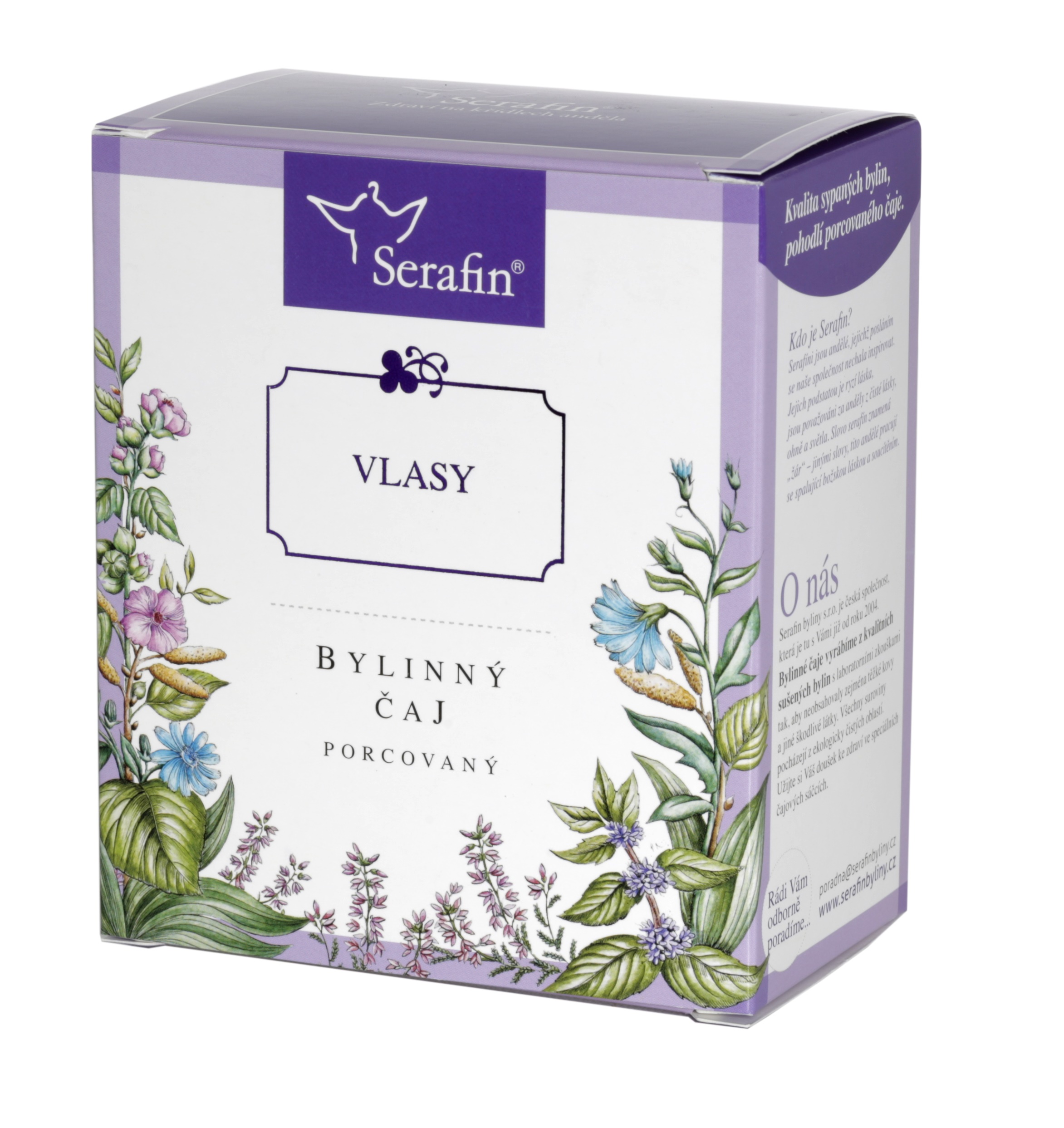 Levně Serafin byliny Vlasy - bylinný čaj porcovaný 37,5g