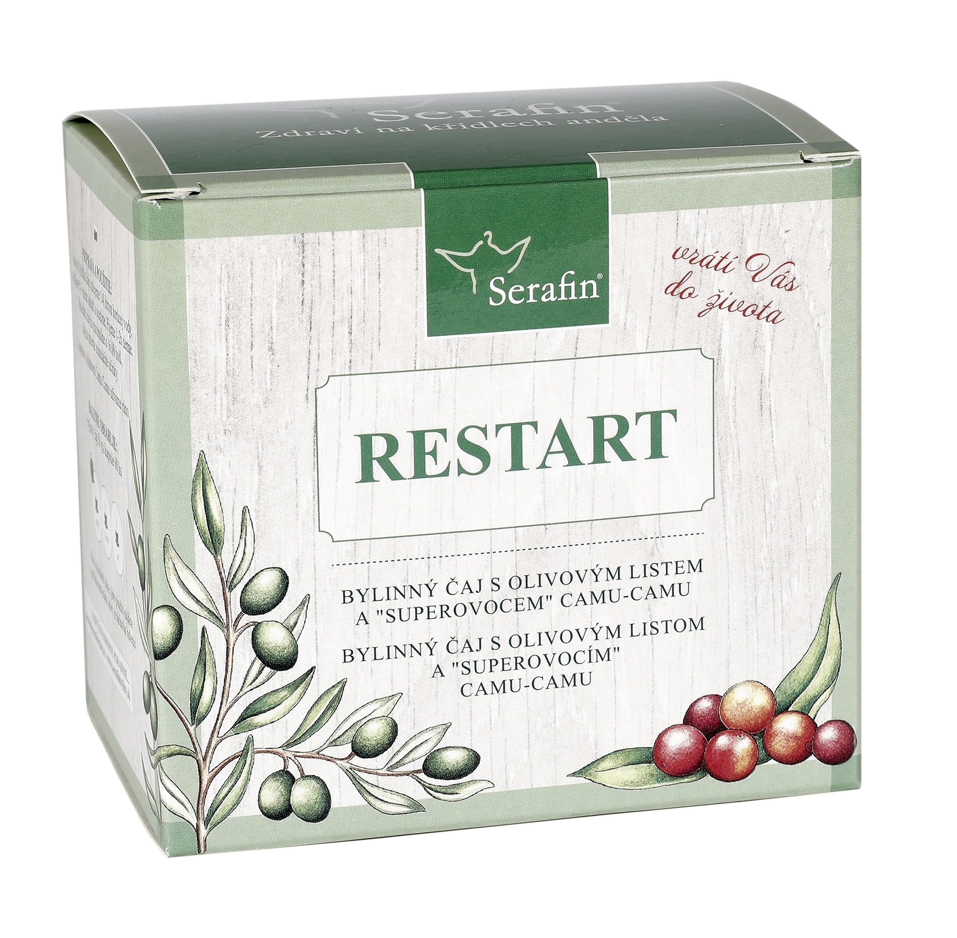 Serafin byliny Restart - bylinný čaj sypaný 50g + 60 kapslí