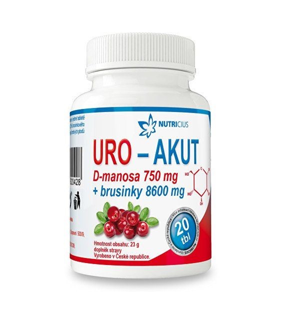 Nutricius URO AKUT Brusinky 20 tablet