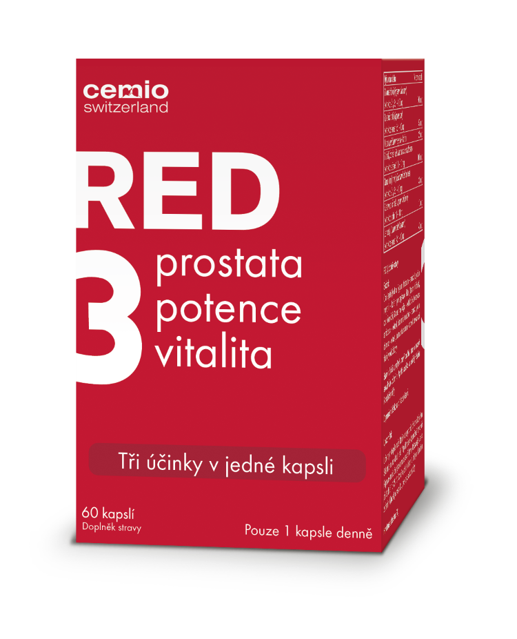 Cemio Switzerland Cemio RED3® 60 kapslí