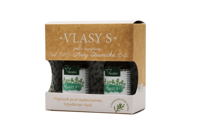 Serafin byliny Serafin Vlasy S - proti vypadávání vlasů 2x50ml