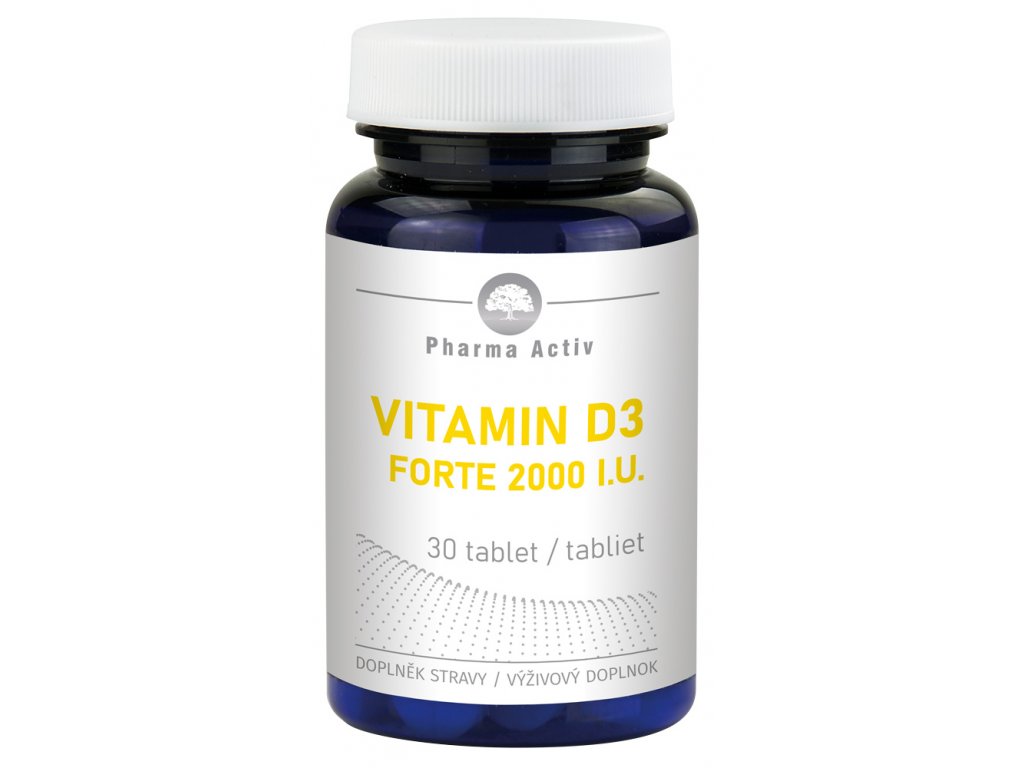 Pharma Activ Vitamin D3 FORTE 2000 IU, 30 tablet