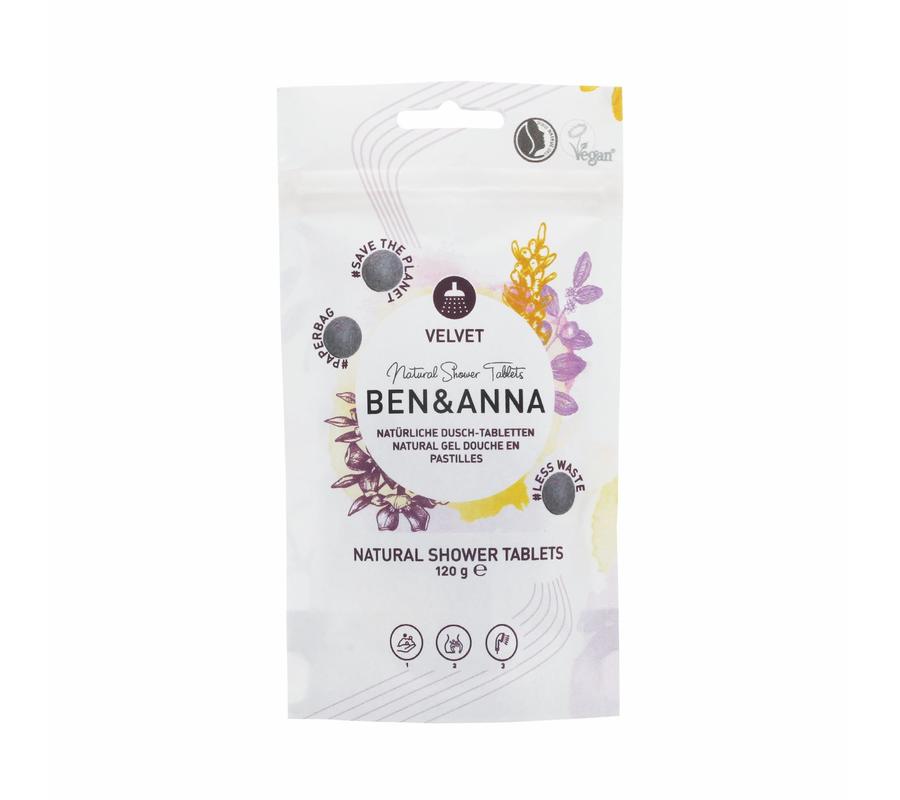 Ben & Anna Velvet sprchový gel v tabletách 24tbl