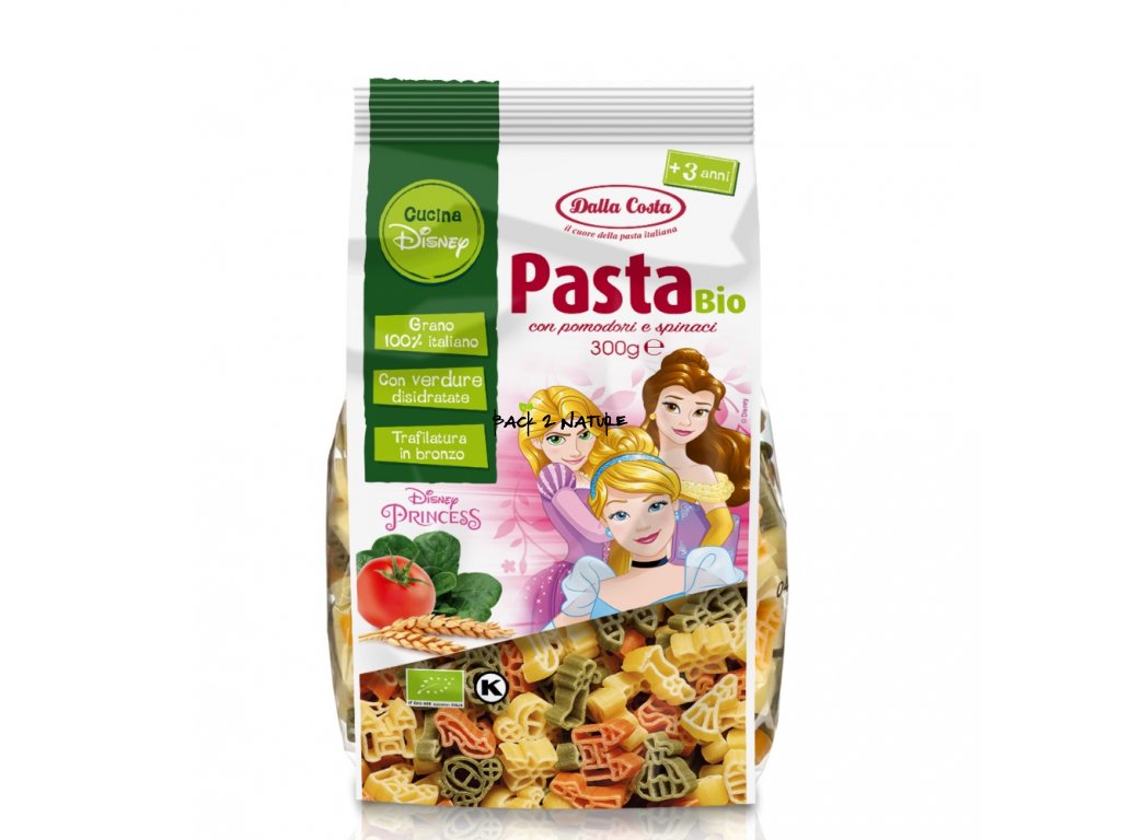 Dalla Costa BIO těstoviny Disney Princess Tricolore 300g