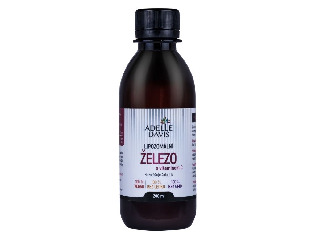 Levně Adelle Davis Lipozomální Železo (s vitamínem C) 200 ml