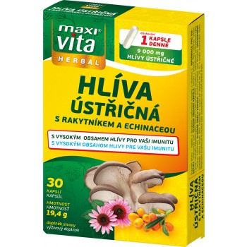 Vitar MaxiVita Herbal Hlíva ústřičná 30 kapslí