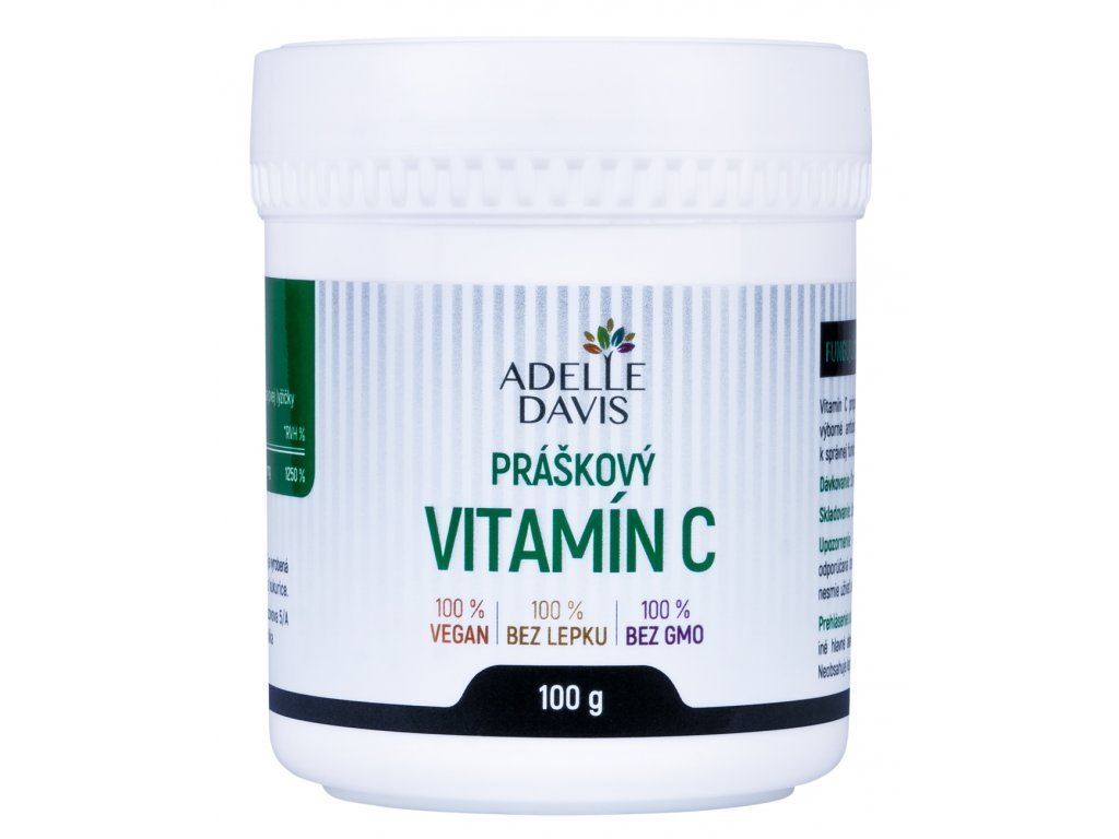 Levně Adelle Davis Vitamín C, práškový, 100g