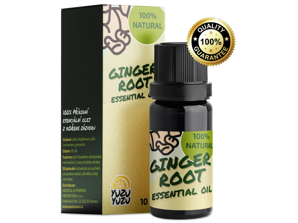 Levně Yuzu Yuzu Esenciální olej 100% Ginger Root, 10 ml