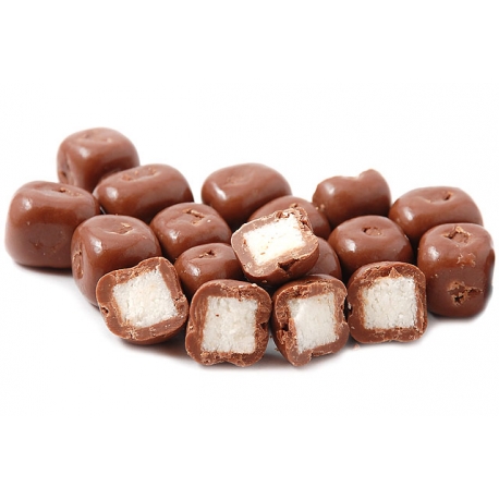 Zdravýkoš Kokosové kostky v mléčné čokoládě Hmotnost: 1000 g