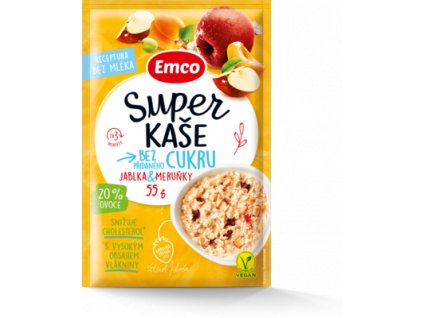 43863 super kase jablko a merunka bez cukru 55g emco