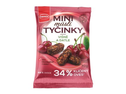 mini musli tycinky visne datle bzl 70g semix