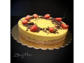 VEGANSKÝ MANGO CHEESSECAKE