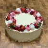 Vanilkovo malinový bezlepkový dort