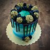 Zeleno modrý dort
